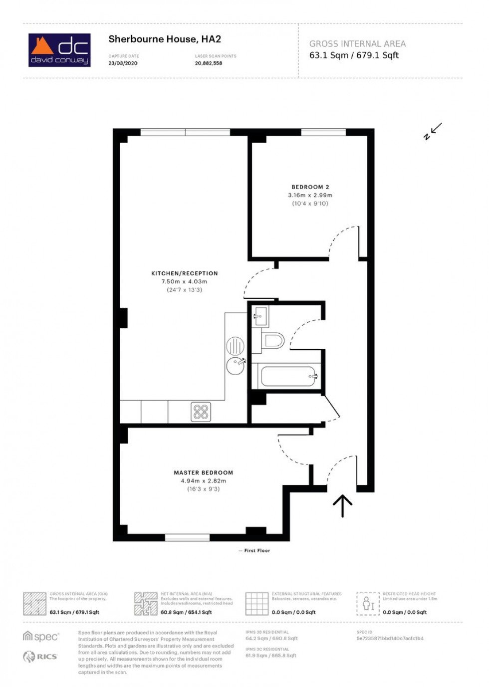 Floorplan for Northolt Road, South Harrow