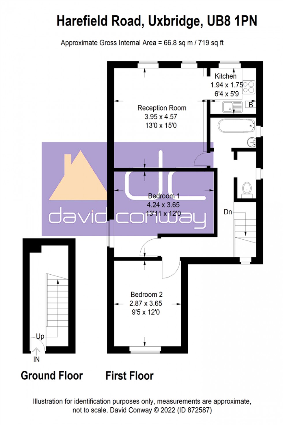 Floorplan for Harefield Road, Uxbridge, UB8 1PN