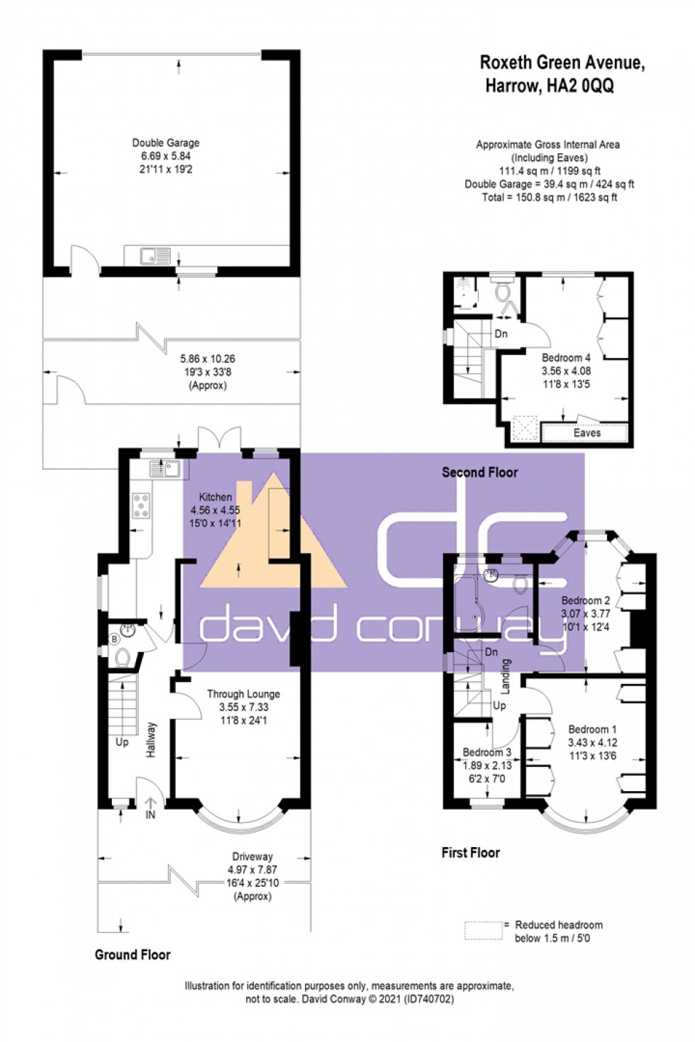 Floorplan for Roxeth Green Avenue, South Harrow, HA2 0QQ