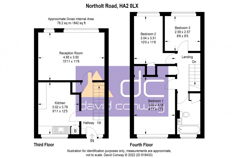 Floorplan for Northolt Road, South Harrow, HA2 0LX
