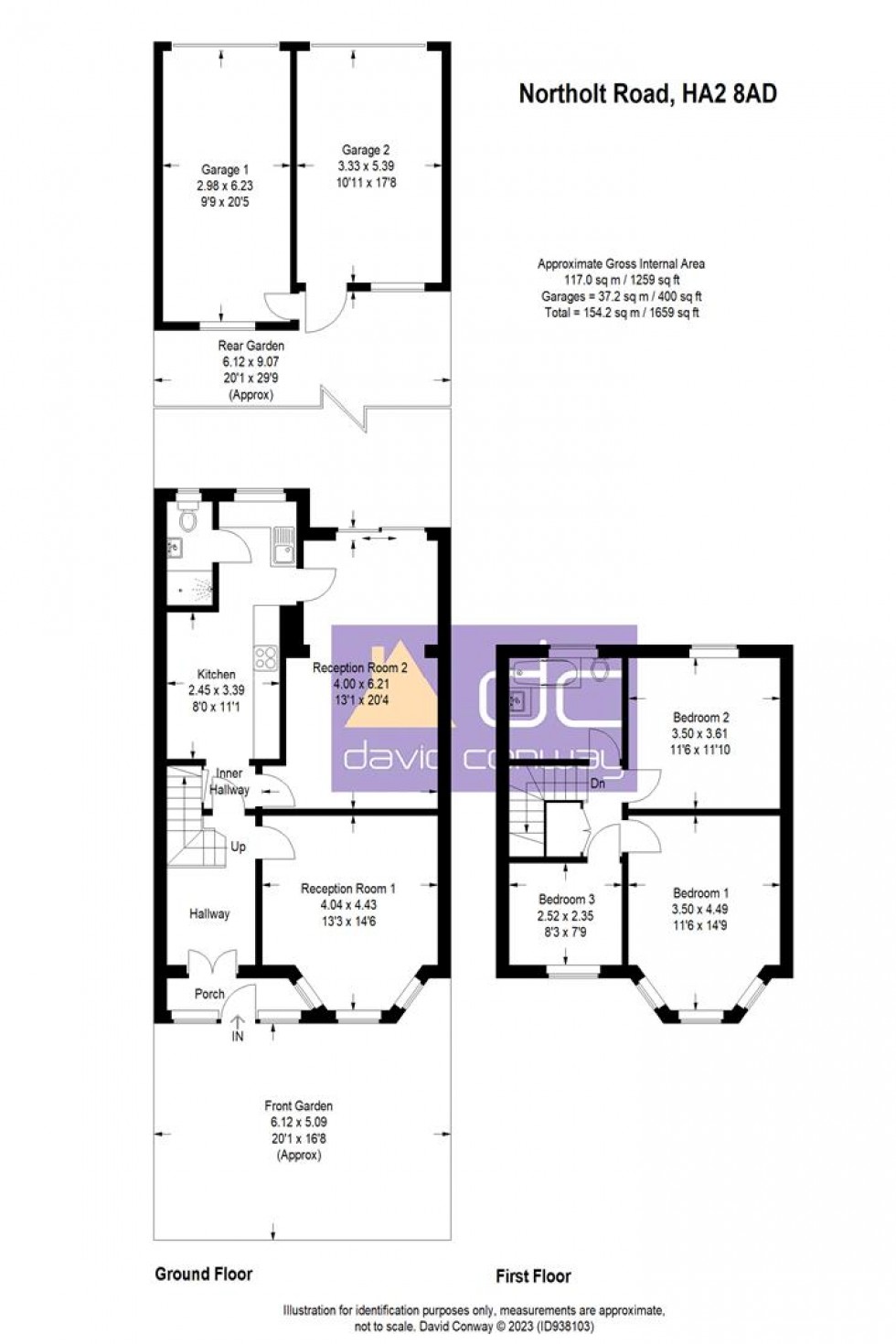 Floorplan for Northolt Road, Harrow, HA2 8JD