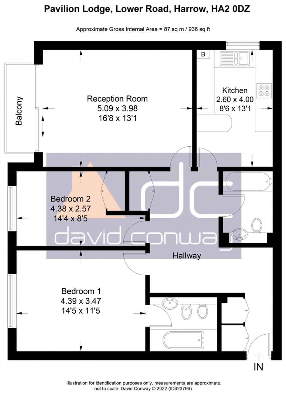 Floorplan for Lower Road, Harrow, HA2 0DZ