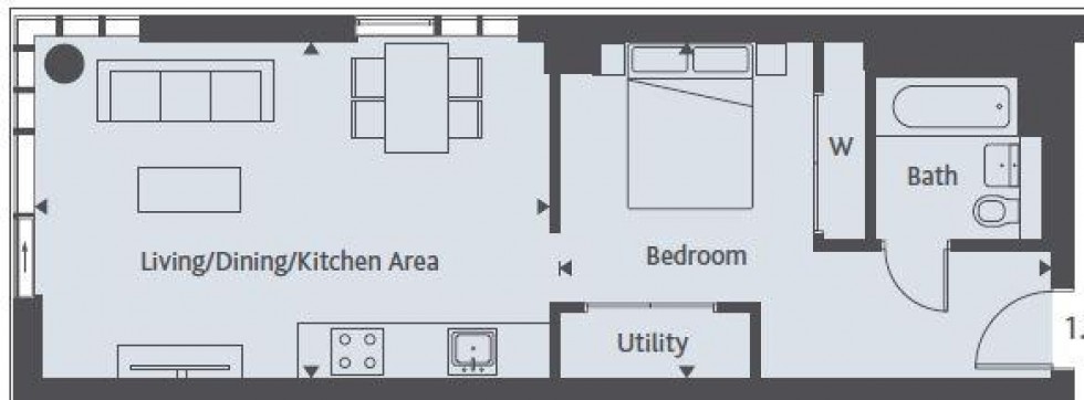 Floorplan for The Clarendon, Clarendon Road, Watford, WD17 1JA