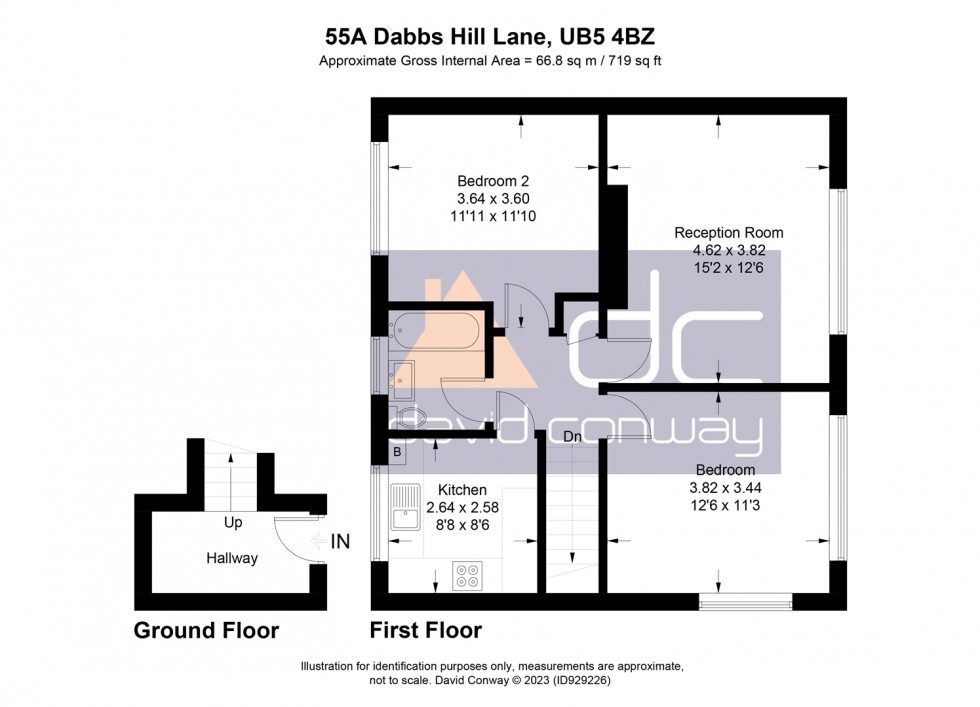 Floorplan for Dabbs Hill Lane, Northolt, UB5 4BZ
