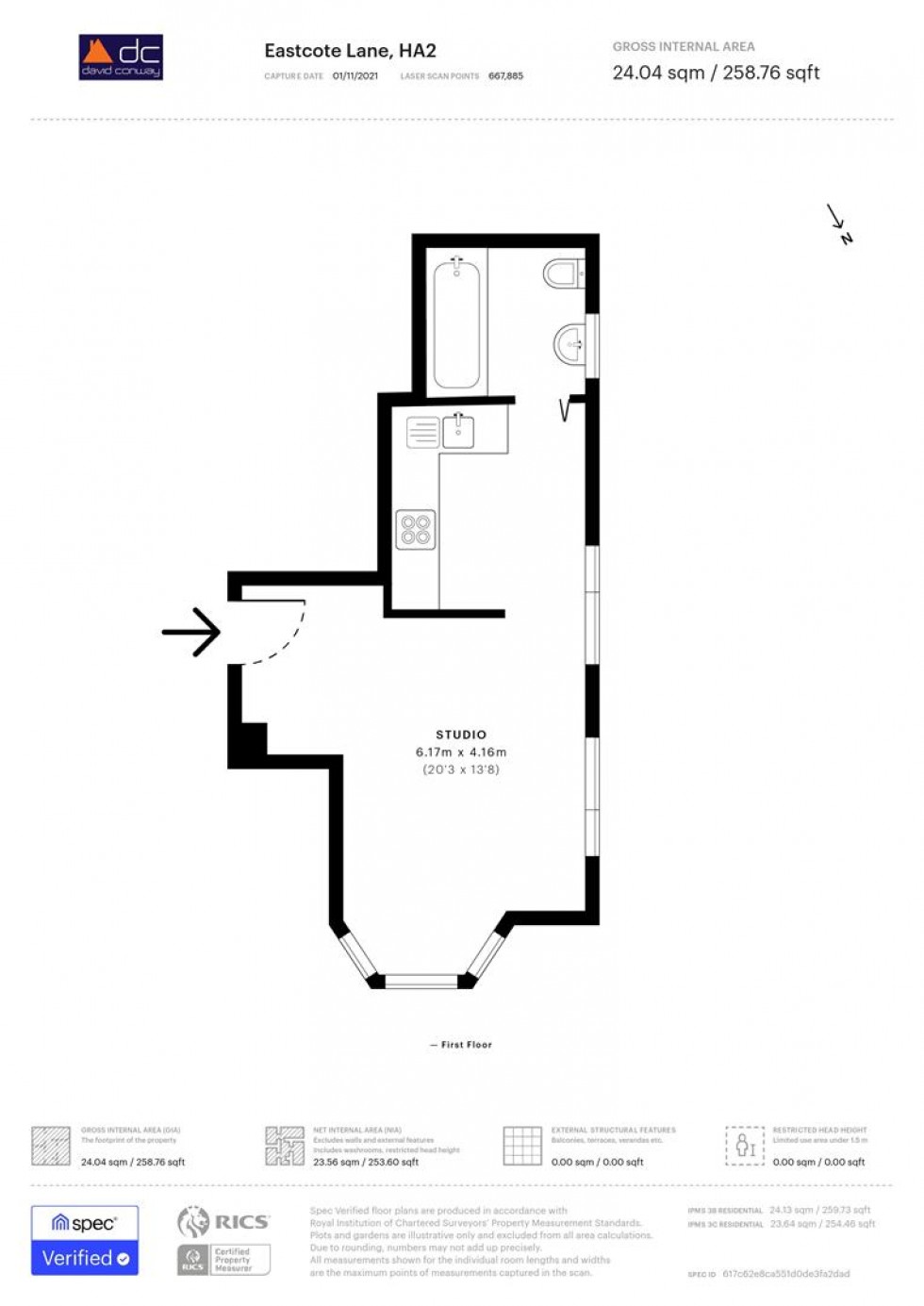 Floorplan for Eastcote Lane, South Harrow, HA2 8BW