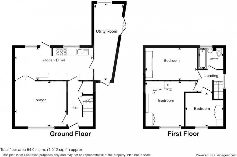 Floorplan for Muirfield Road, Watford, WD19 6LP