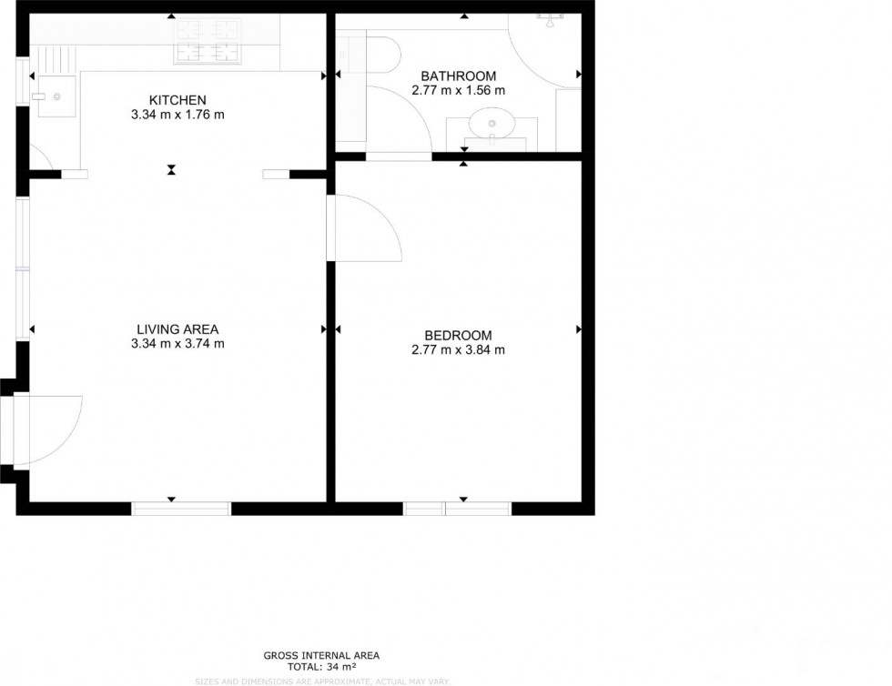 Floorplan for Eastcote Lane, Harrow, HA2 8DH