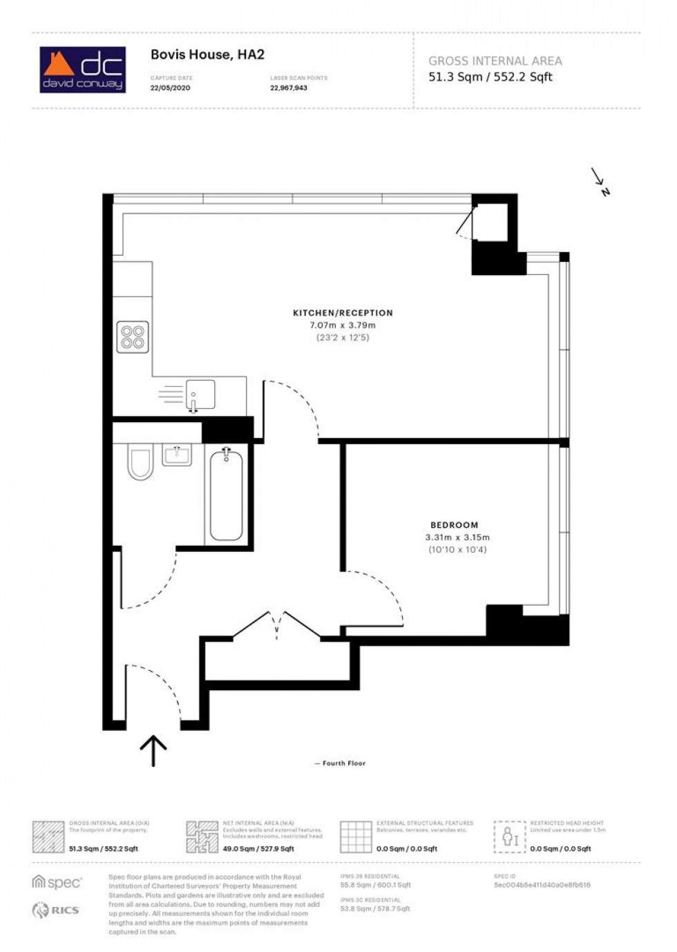 Floorplan for Bovis House, Northolt Road, South Harrow, HA2 0EG