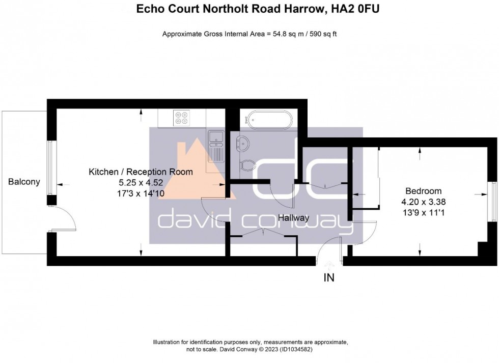 Floorplan for Echo Court, Northolt Road, Harrow, HA2 0FU