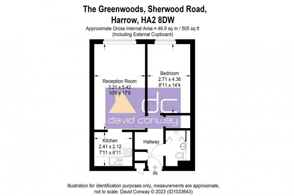 Floorplan for The Greenwoods, Sherwood Road Harrow, HA2 8DW