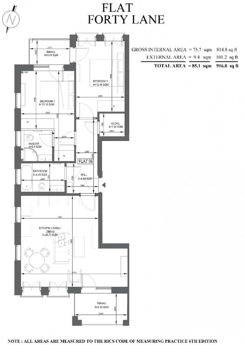 Floorplan for Arc House, Forty Lane, Wembley, HA9 9EU