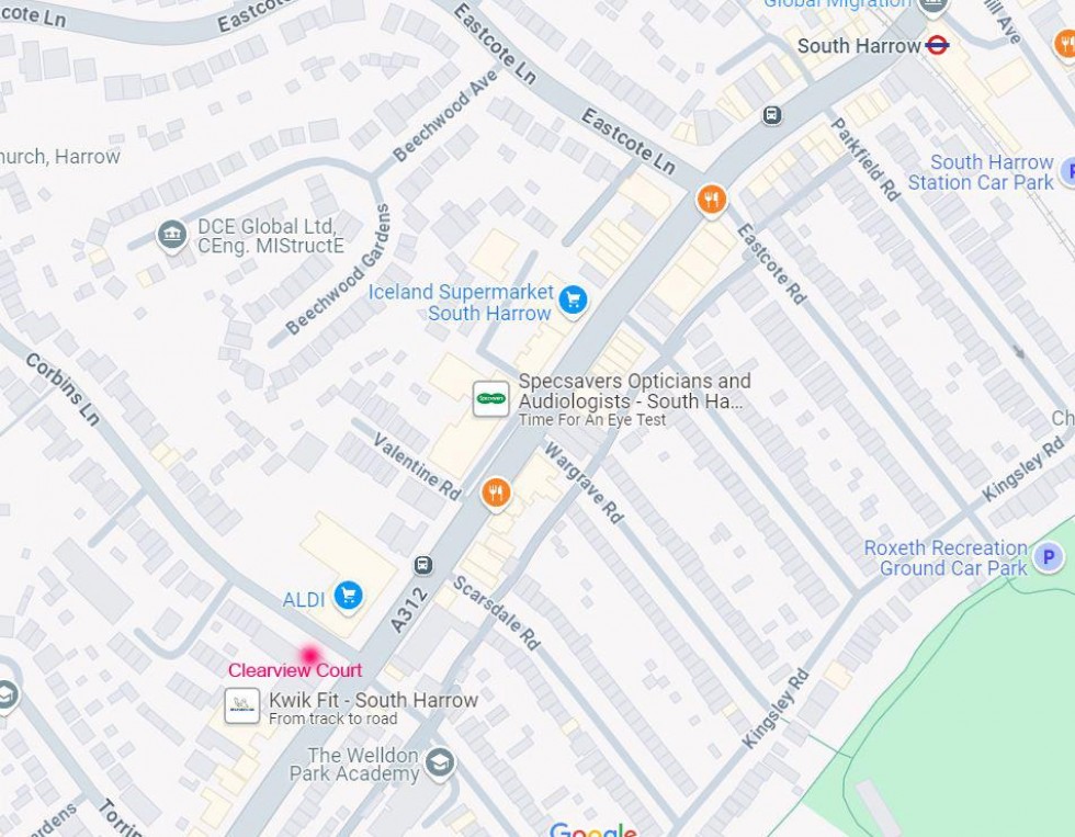 Floorplan for Clearview Court, Corbins Lane, Harrow, HA2 8FJ