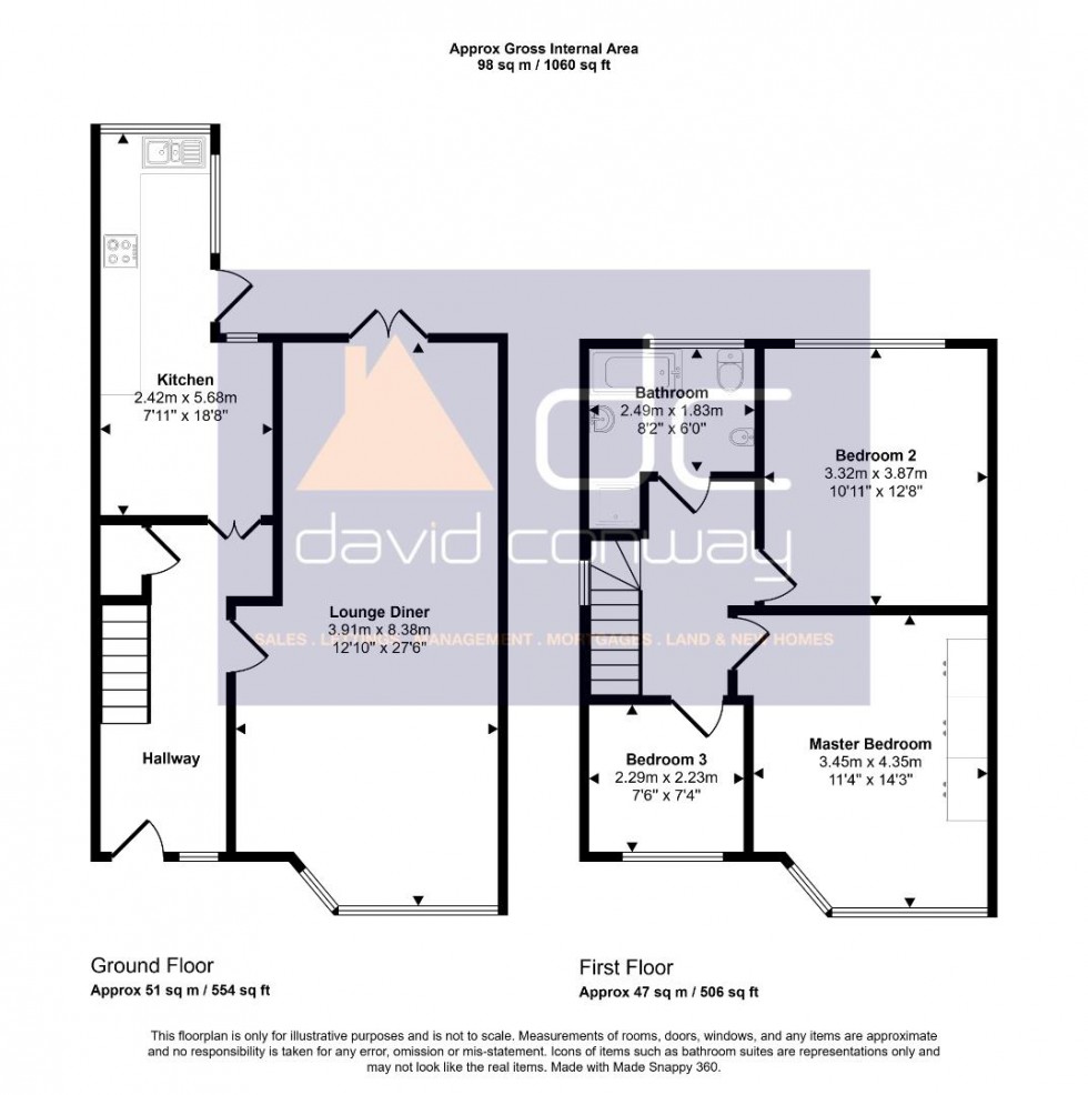 Floorplan for Manor Road, Harrow, HA1 4PF