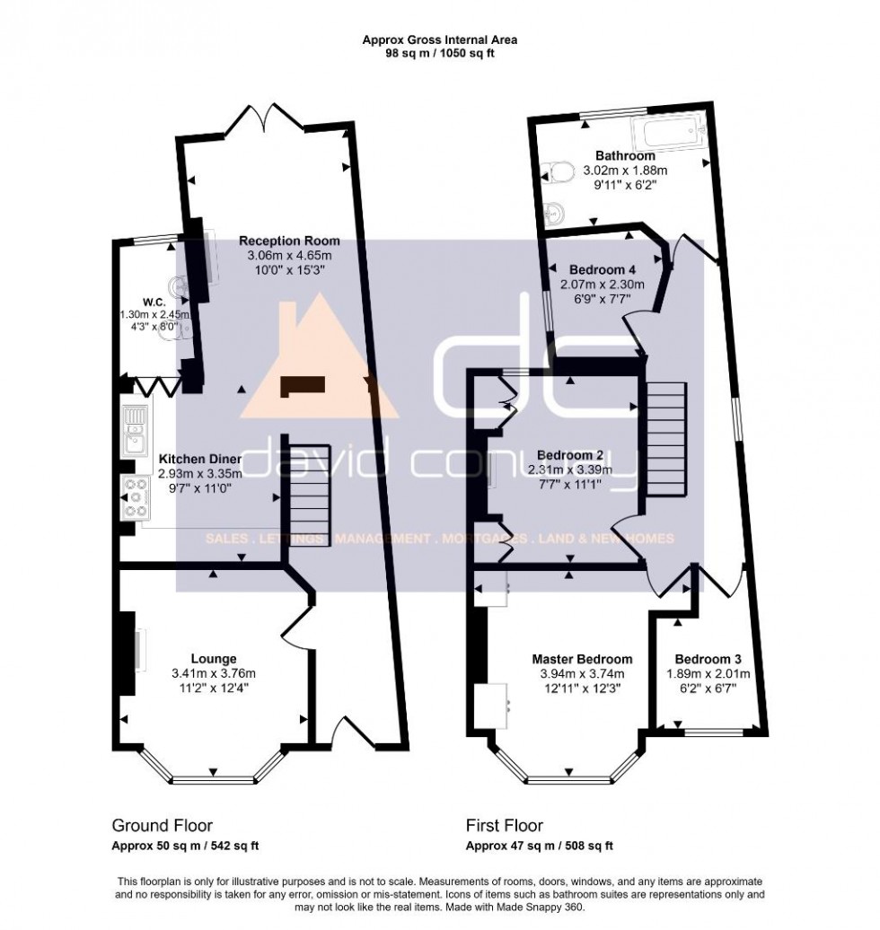 Floorplan for Drury Road, West Harrow, HA1 4BP