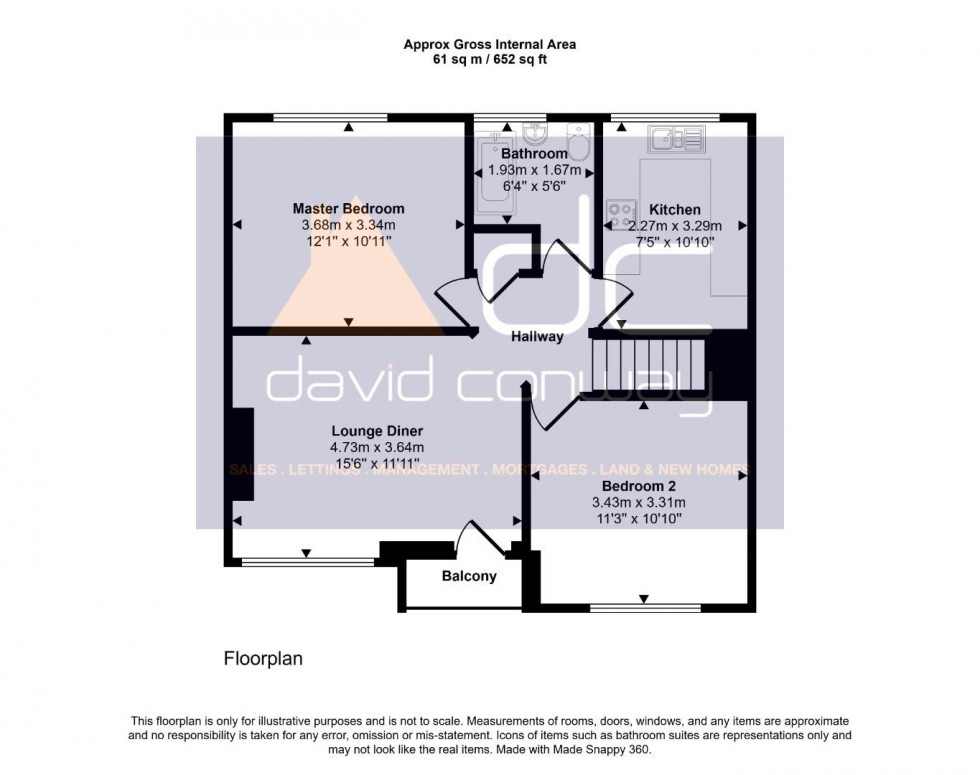 Floorplan for Dorchester Close, Northolt, UB5 4PE