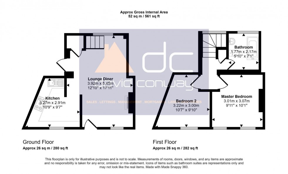 Floorplan for West Street, Harrow, HA1 3EL