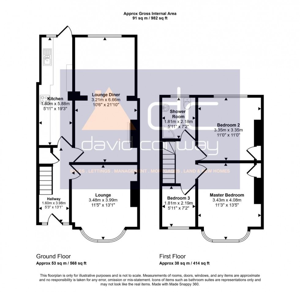 Floorplan for Eastcote Lane, South Harrow, Northolt, HA2 9AJ