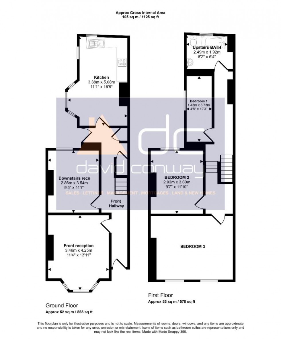 Floorplan for Sherwood Road, Harrow