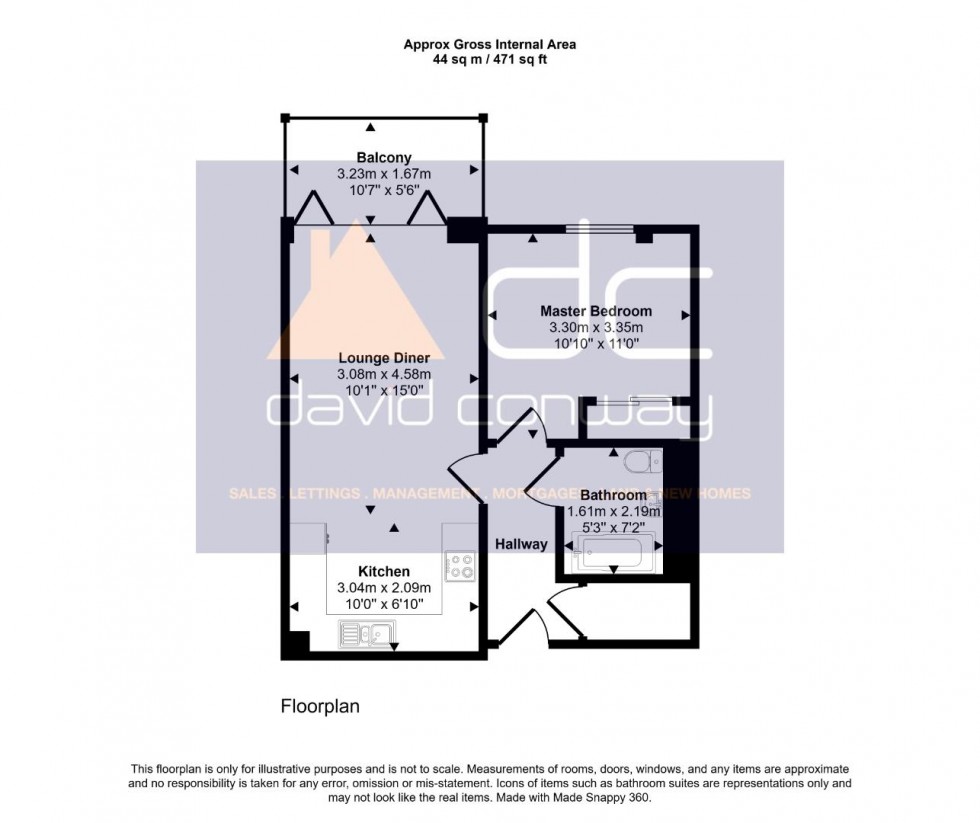 Floorplan for Pinner Road, Harrow