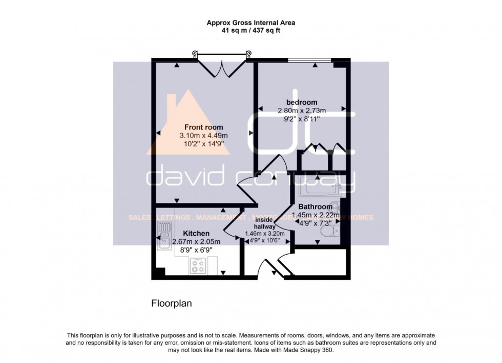 Floorplan for Higham Mews, Northolt, UB5 6DT