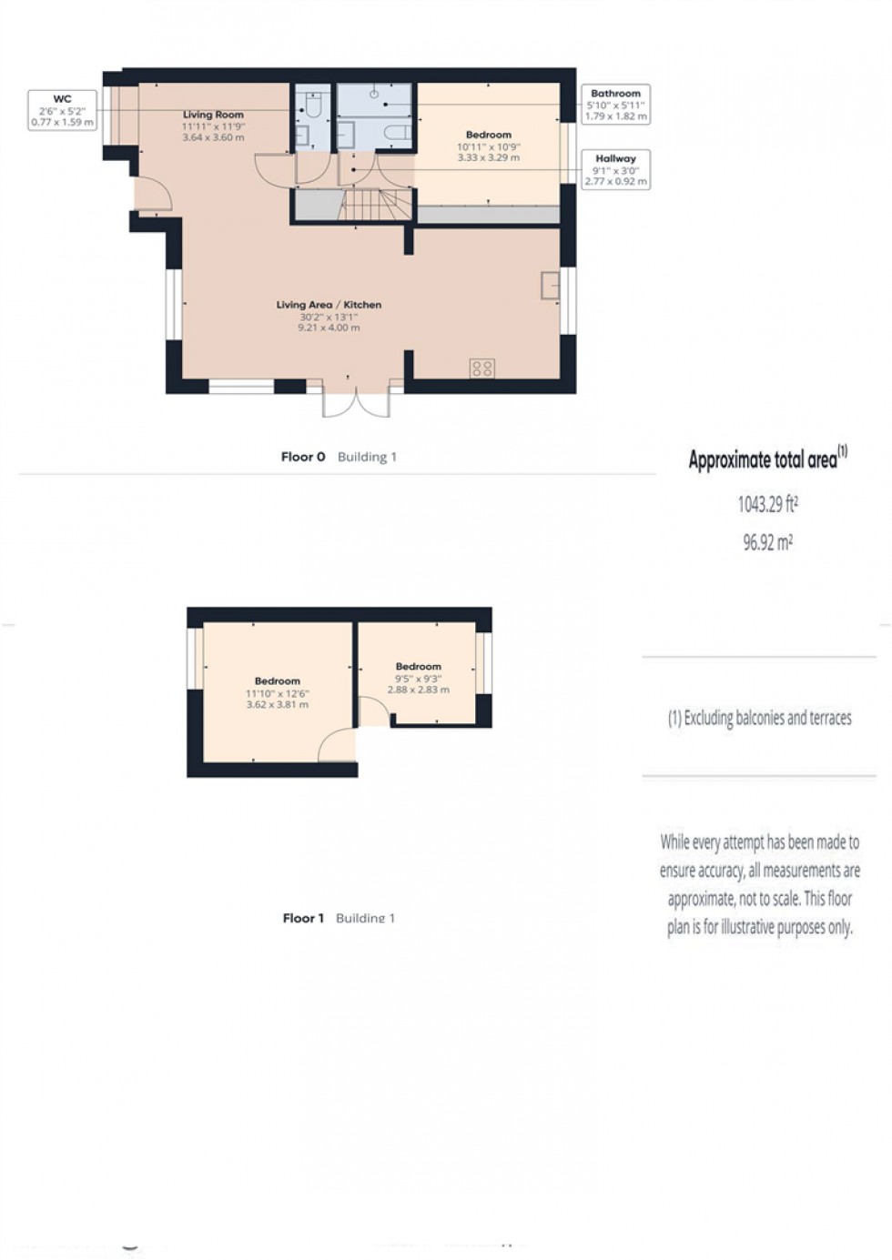 Floorplan for Oak Cottage, Ealing Road, Northolt, UB5 6AA