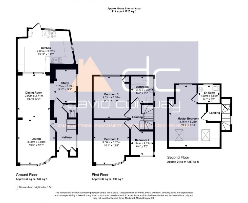 Floorplan for The Heights, Northolt
