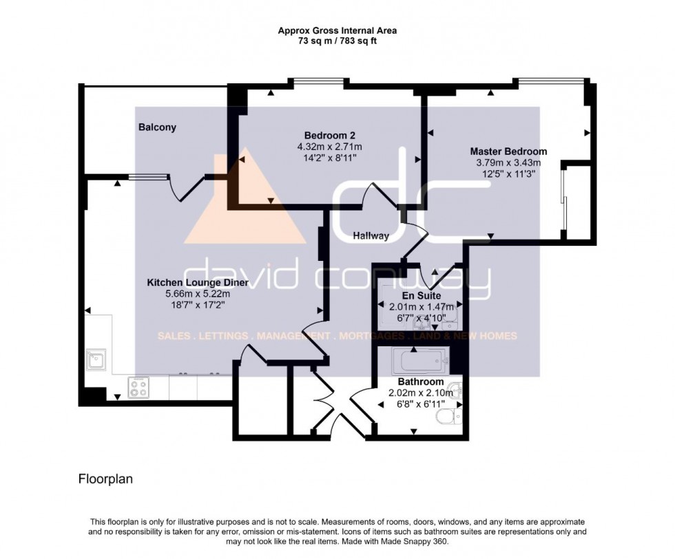 Floorplan for Echo Court, 1 Sherwood Road, Harrow, HA2 8FL