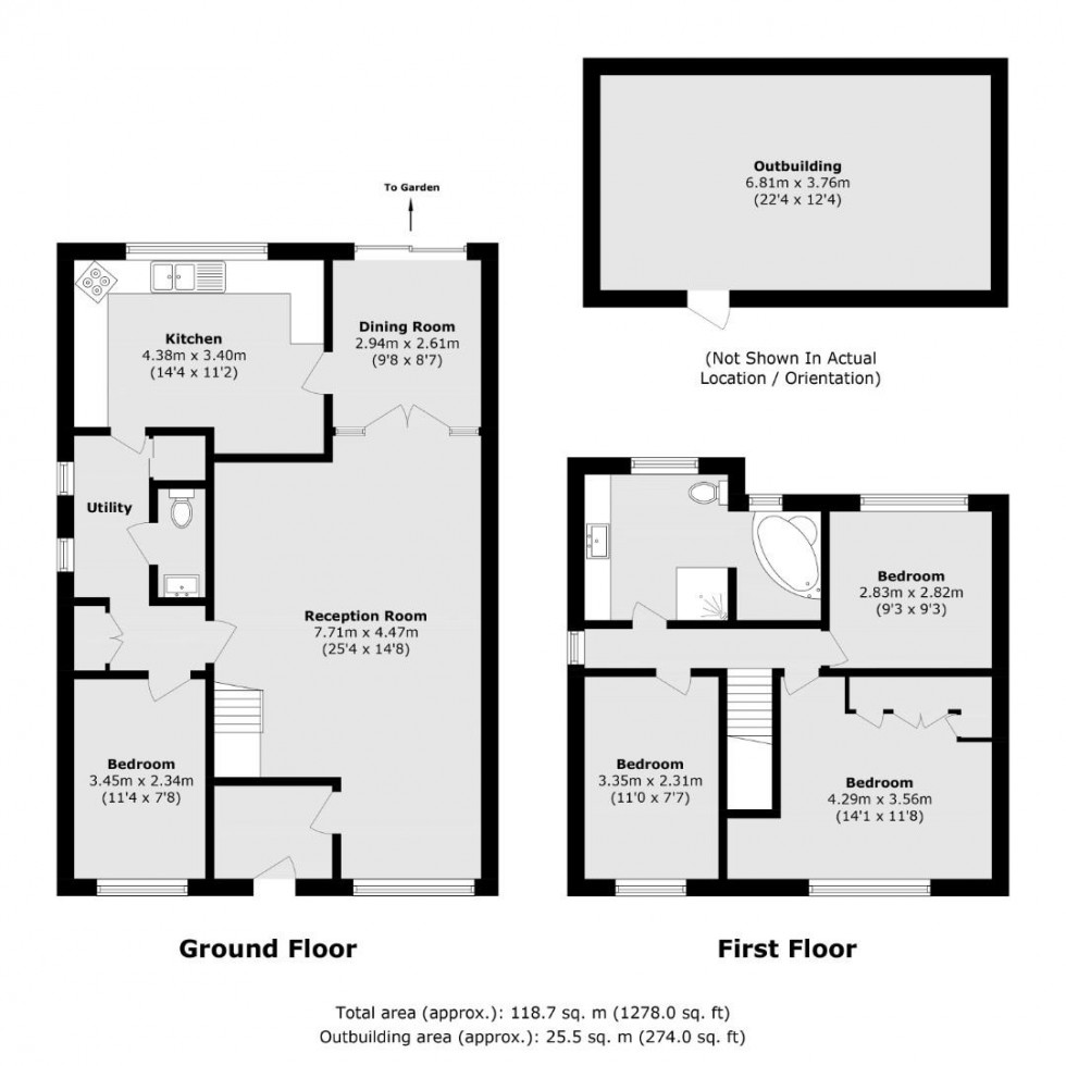 Floorplan for Kenilworth Avenue, Harrow, HA2 8RZ