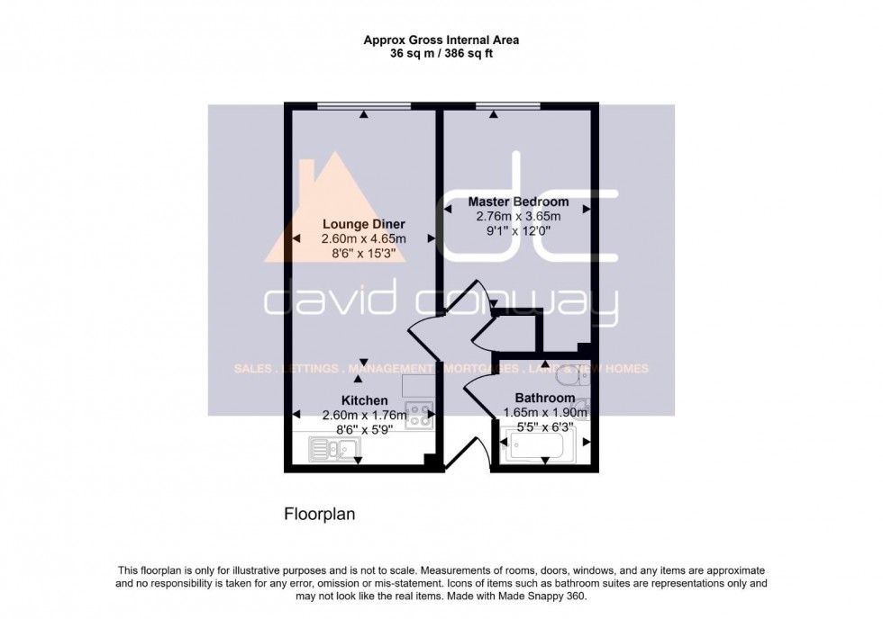 Floorplan for Barnetts Court, Corbins Lane, Harrow, HA2 8EU