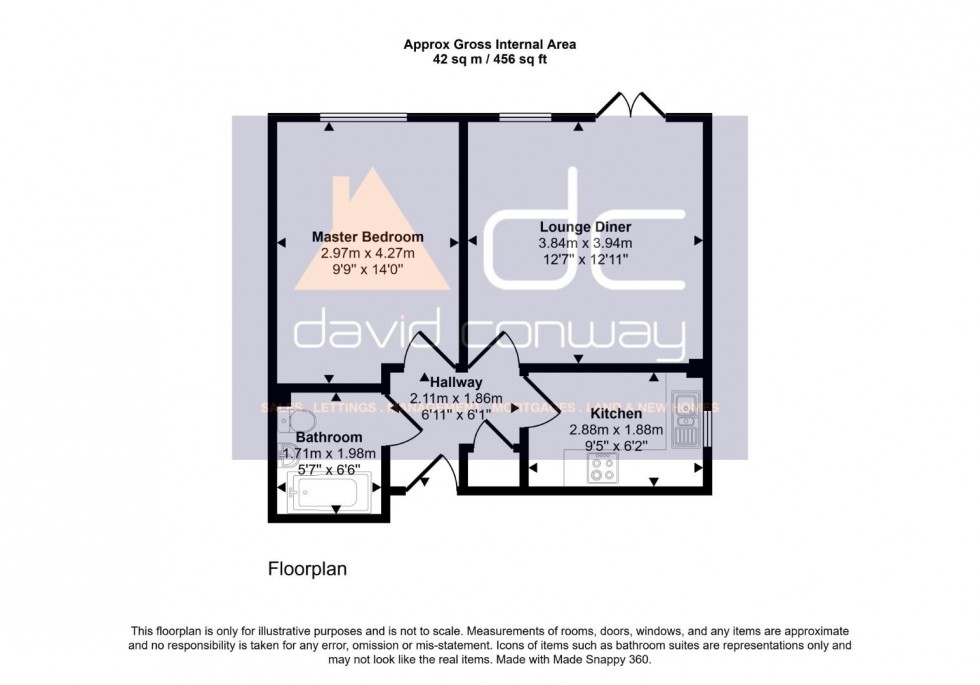 Floorplan for Churchill Court, Roxeth Green Avenue Harrow, HA2 8BA