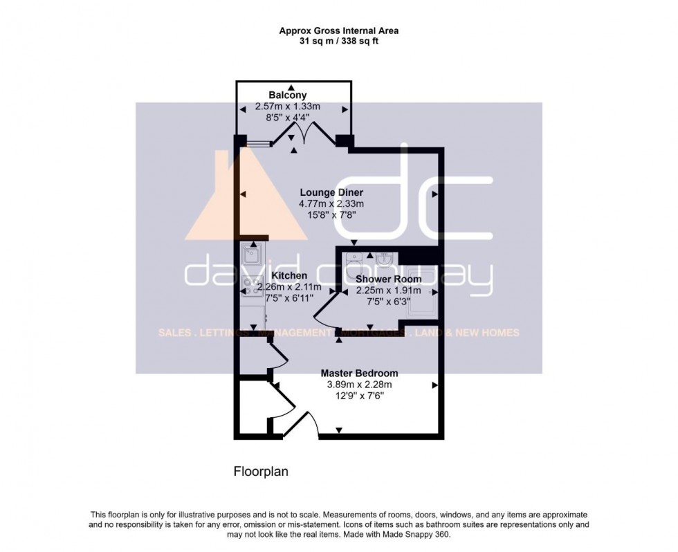 Floorplan for Trident Point, 19, Pinner Road, Harrow