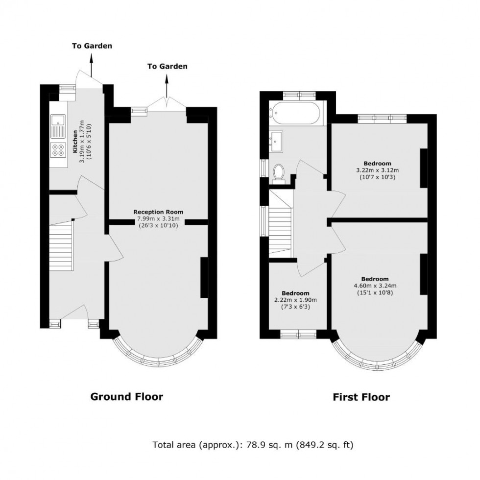 Floorplan for Windsor Crescent, South Harrow, HA2 8QW