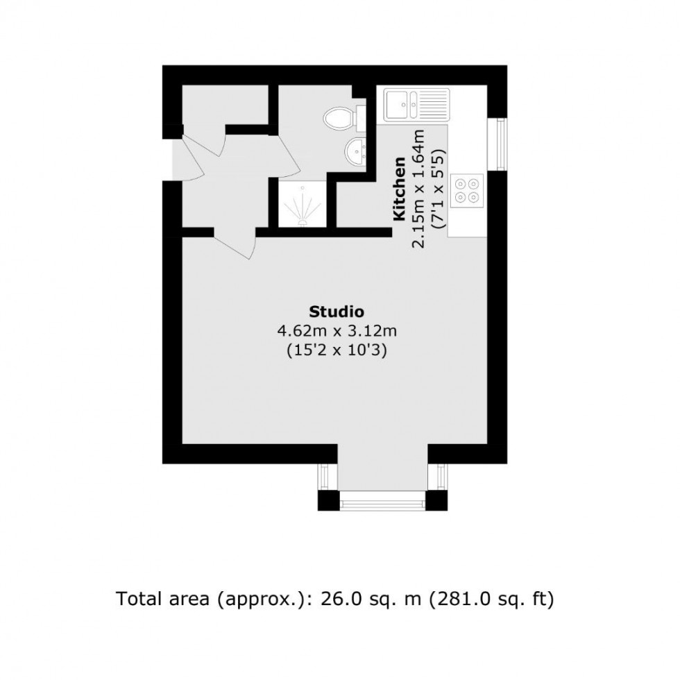Floorplan for Conifer Way, Wembley, HA0 3QR