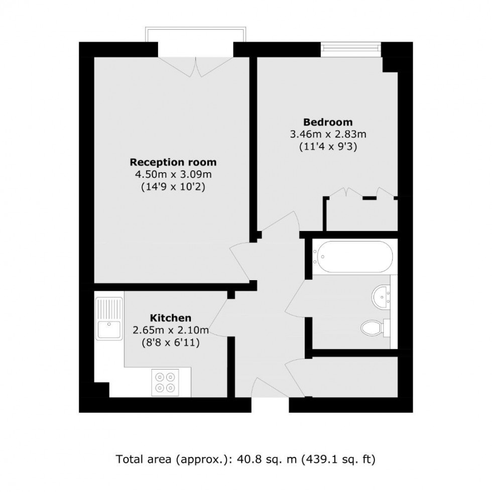 Floorplan for Weaver House, Higham Mews, Northolt, UB5 6DT