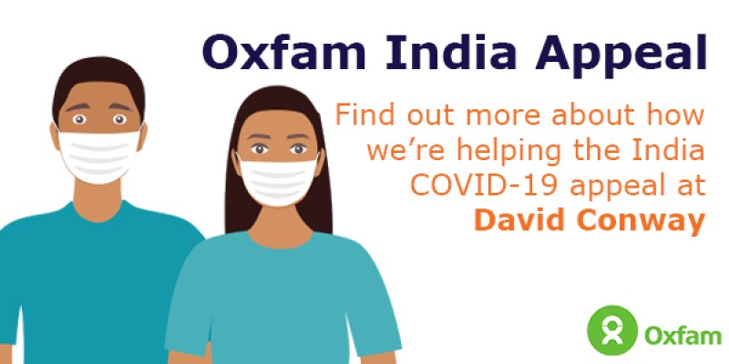 Help us to support Oxfam's India COVID-19 emergency appeal