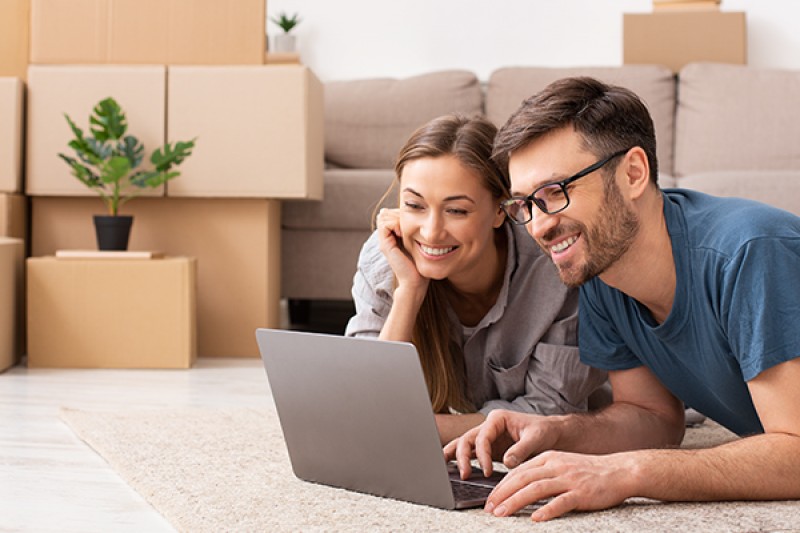 Property searches often spike in January